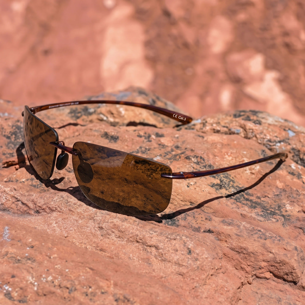 Miles | Rimless Polarised Sunglasses