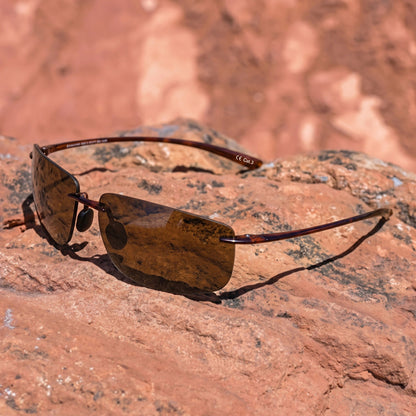 Miles | Rimless Polarised Sunglasses