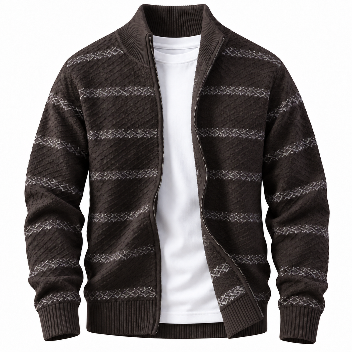 Wesley Zip Cardigan