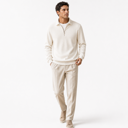 Sterling Half-Zip Knit Sweater