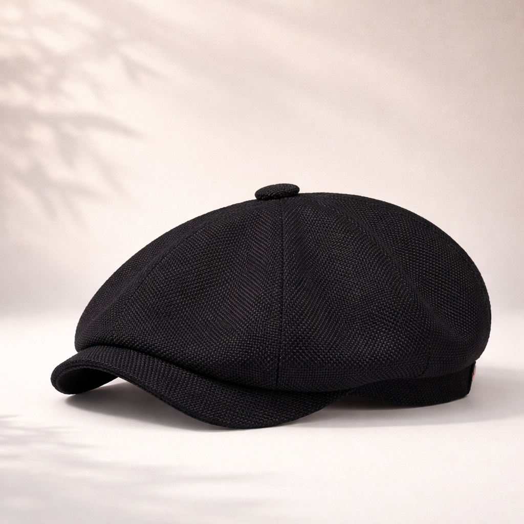 Albert | Herringbone Baker Boy Cap