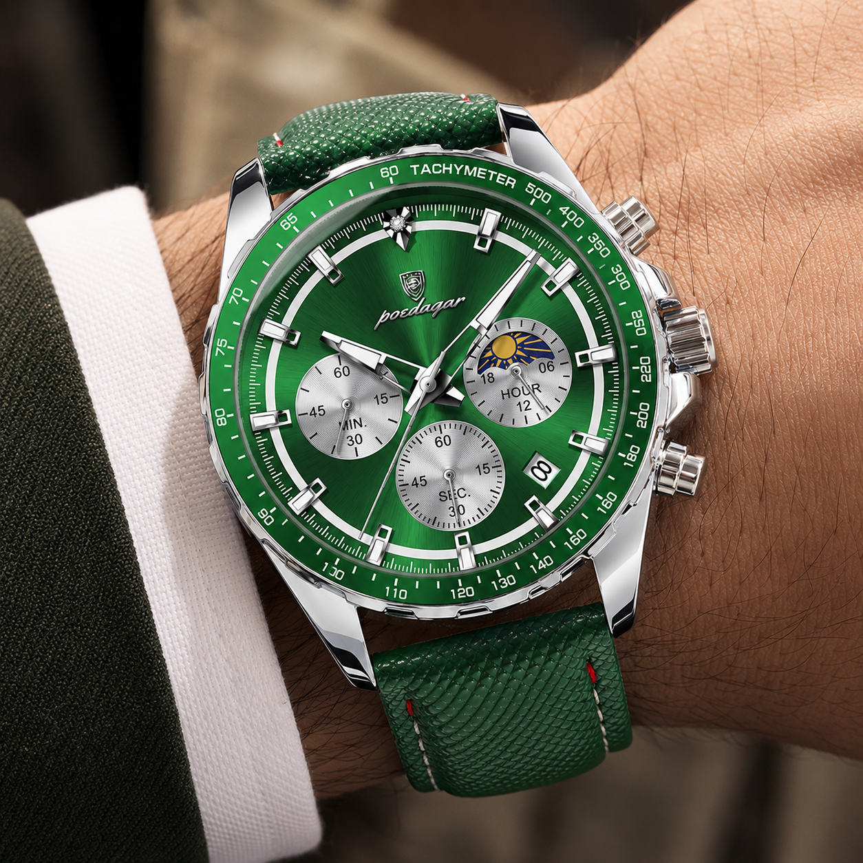Moretti Premium Leather Chronograph