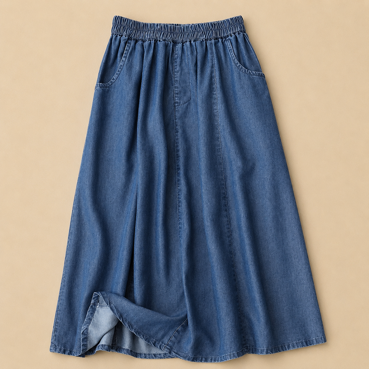 Marcellé Flow Denim Skirt