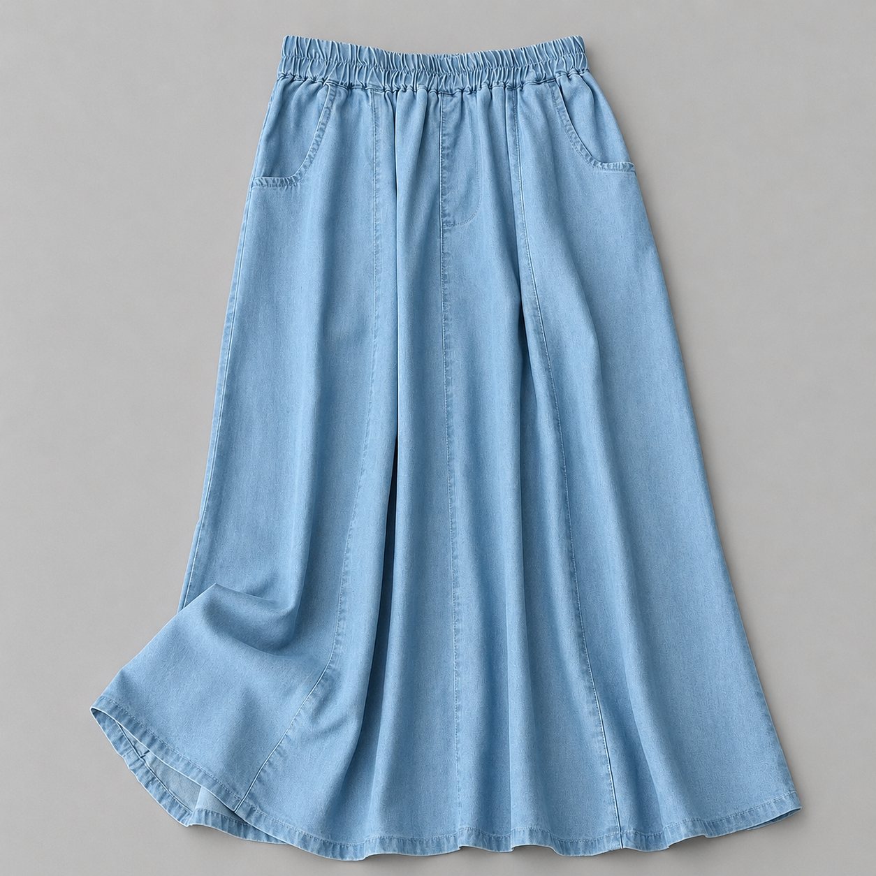 Marcellé Flow Denim Skirt