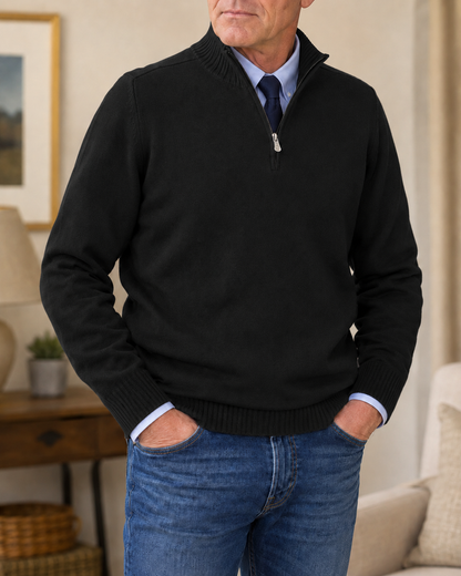 RADFORD | Quarter-Zip Knitted Jumper
