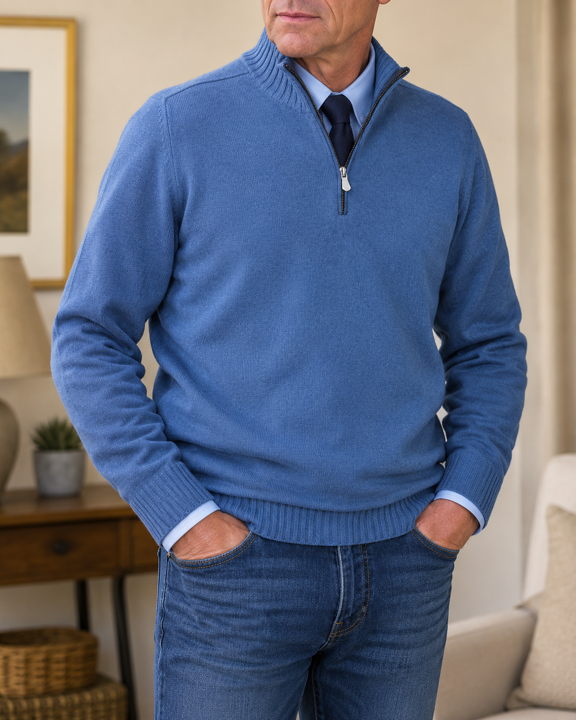 RADFORD | Quarter-Zip Knitted Jumper