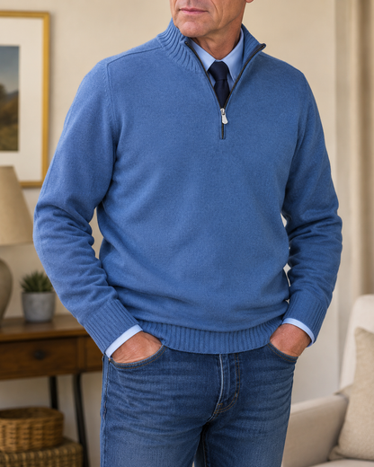 RADFORD | Quarter-Zip Knitted Jumper