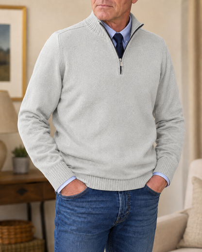 RADFORD | Quarter-Zip Knitted Jumper