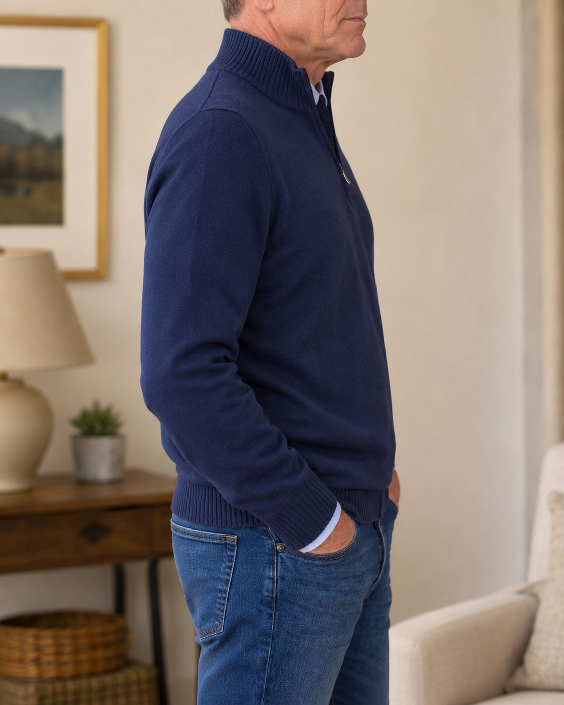 RADFORD | Quarter-Zip Knitted Jumper
