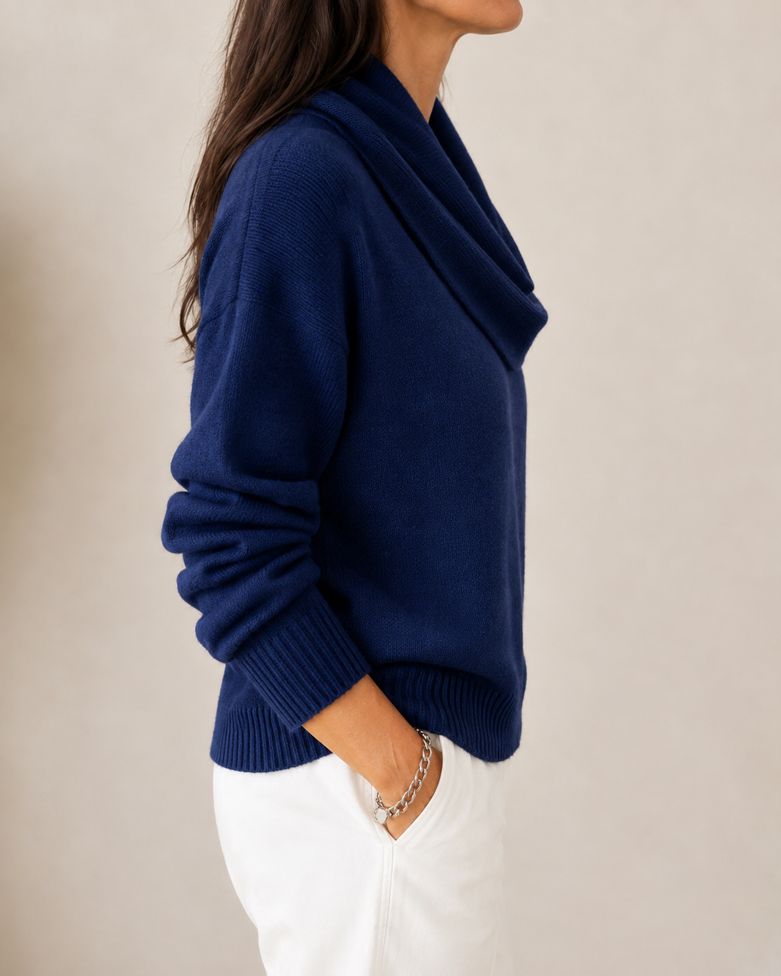 THEA | Cowl Neck Knitted Jumper
