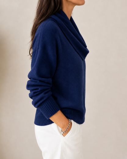 THEA | Cowl Neck Knitted Jumper