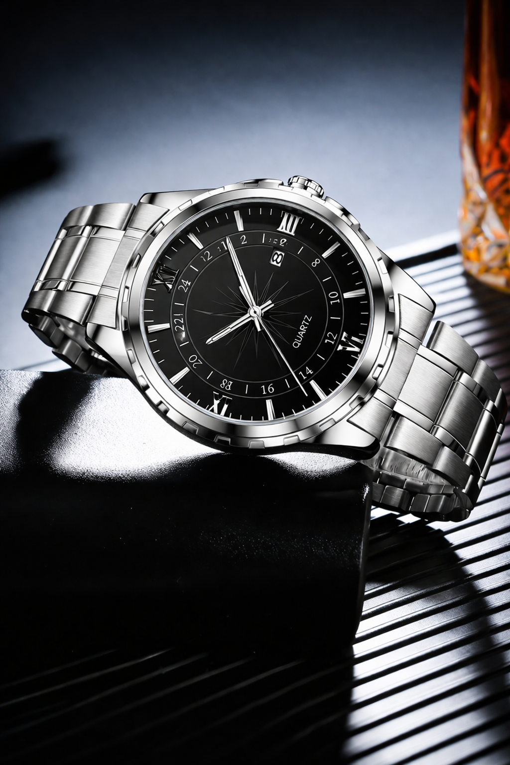 Sterling | Men's Steel-Strap Quartz Watch