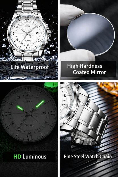 Sterling | Men's Steel-Strap Quartz Watch