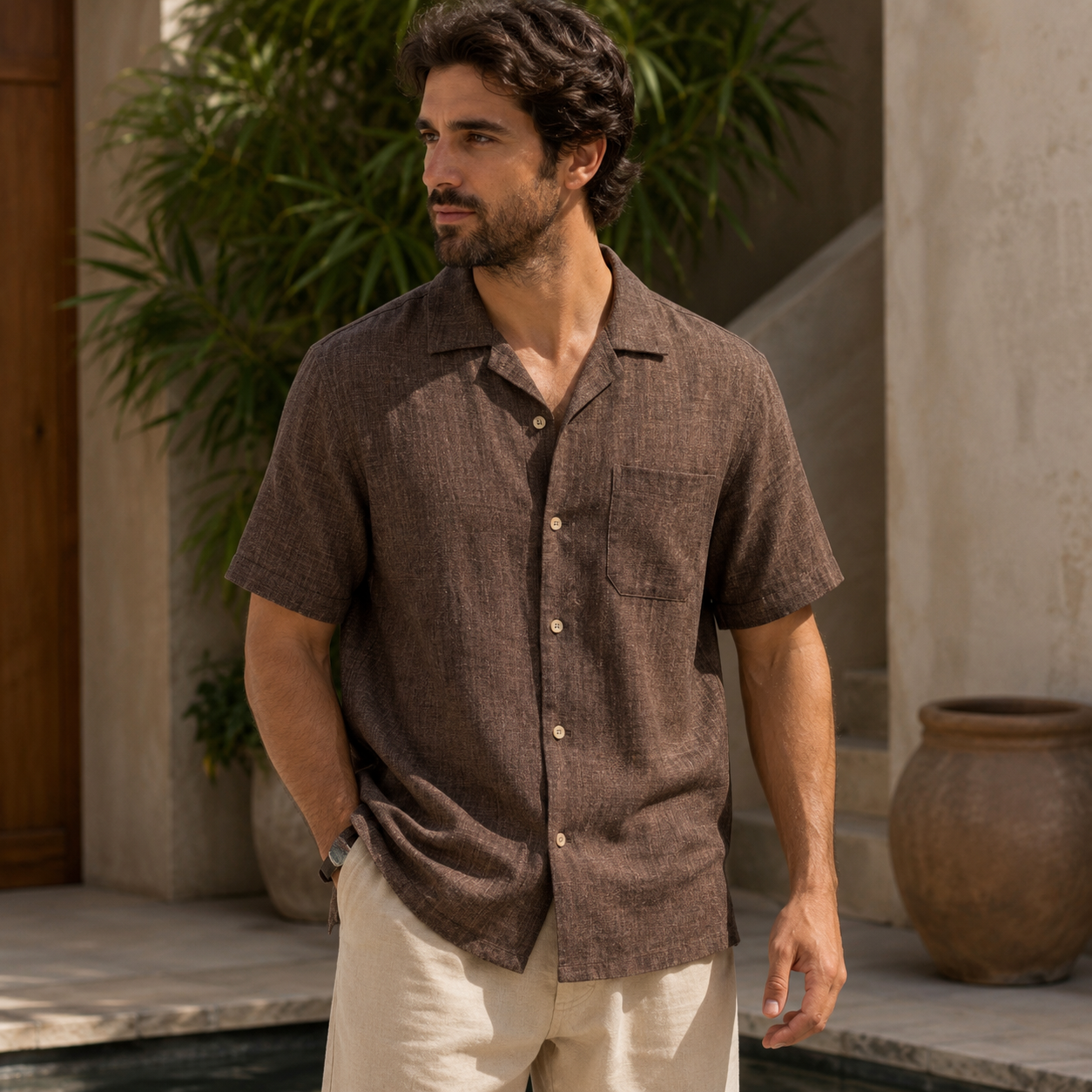 Dario | Cuban Collar Shirt