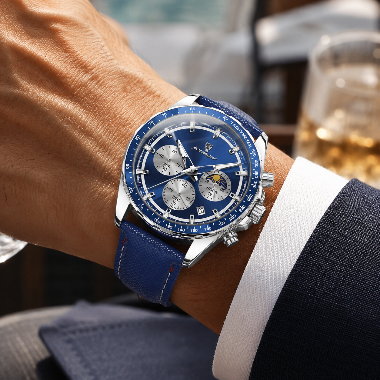 Moretti Premium Leather Chronograph
