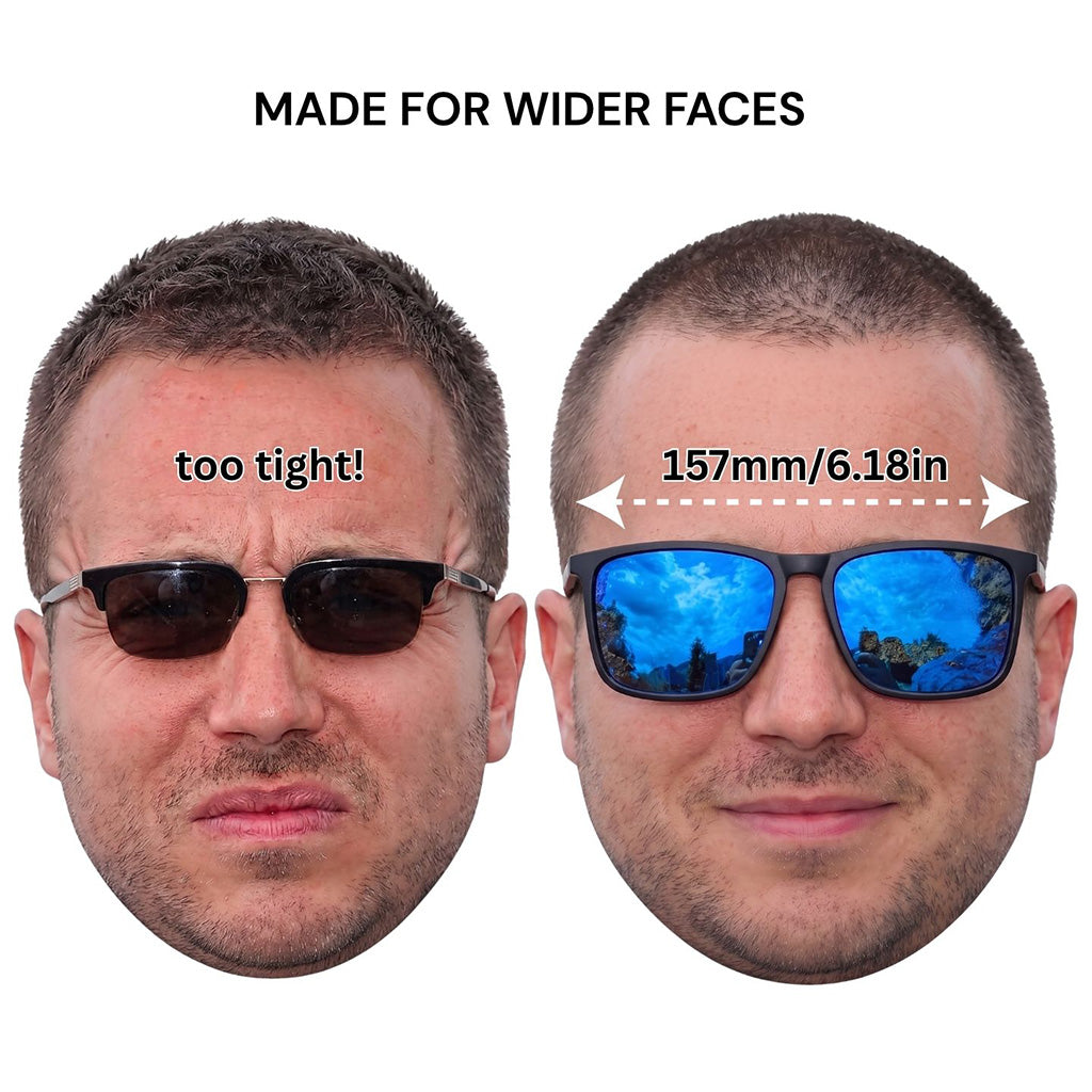 Jasper | Men's Wide-Fit Polarised Sunglasses