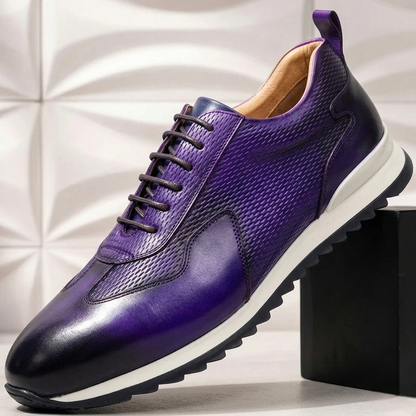 Reuben Cowhide Leather Trainer