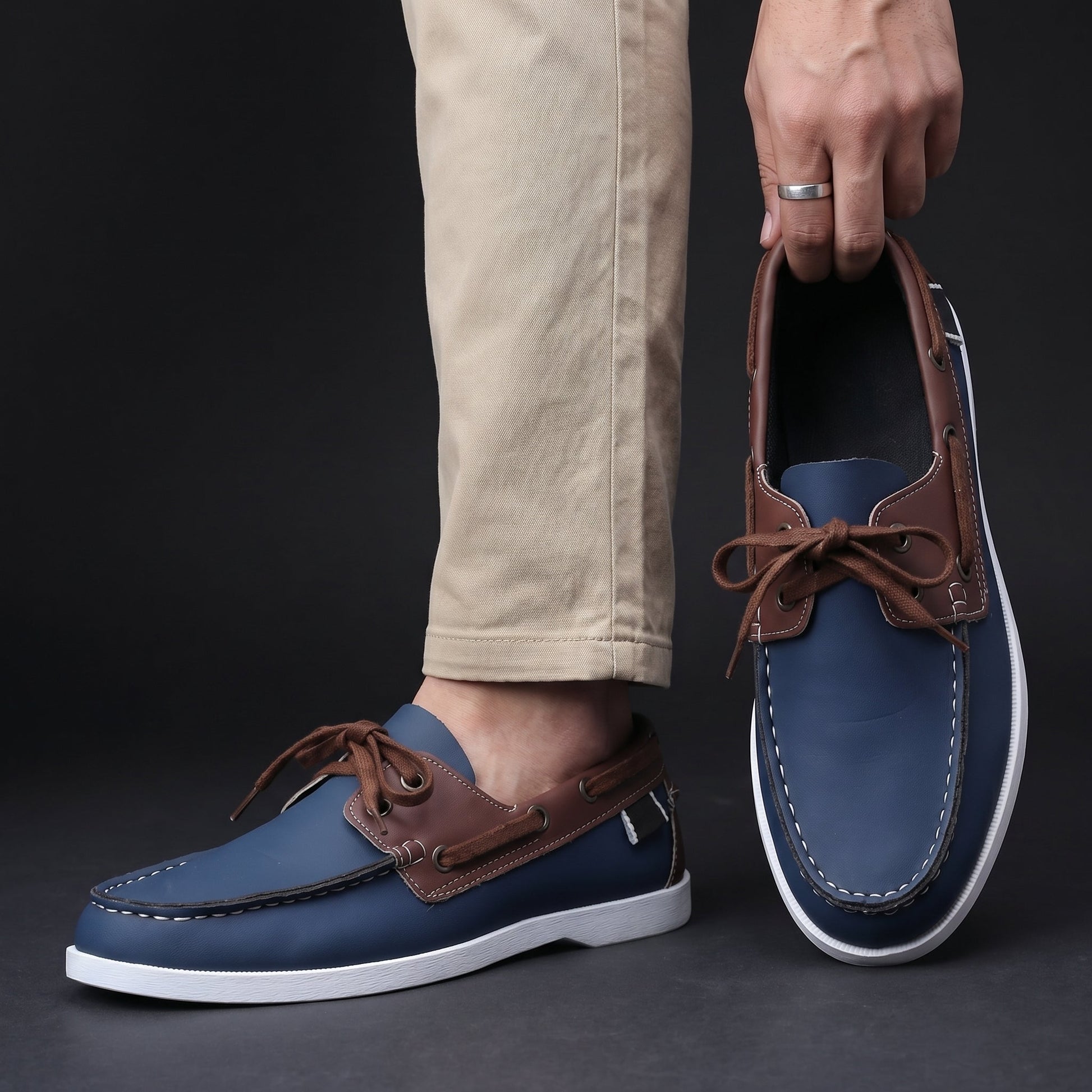Marlin Leather Boat Shoes