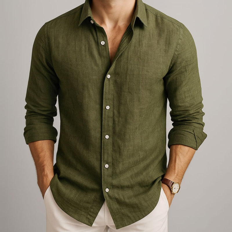 Matteo Essential Linen Shirt