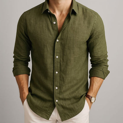 Matteo Essential Linen Shirt