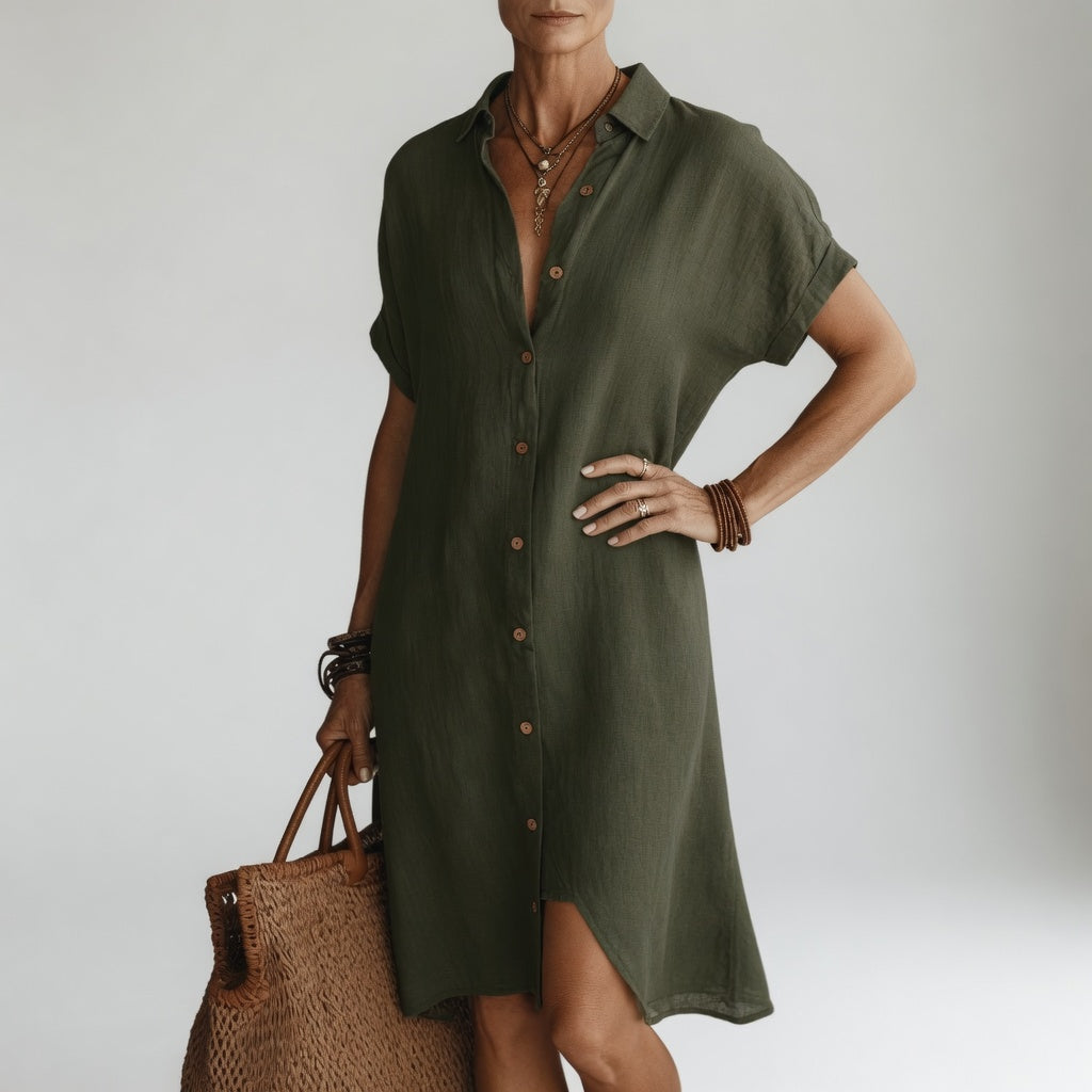 Willow | Women's Midi Shirt Dress