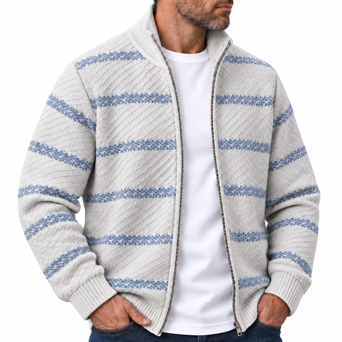 Wesley Zip Cardigan
