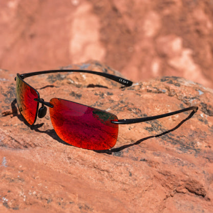 Miles | Rimless Polarised Sunglasses