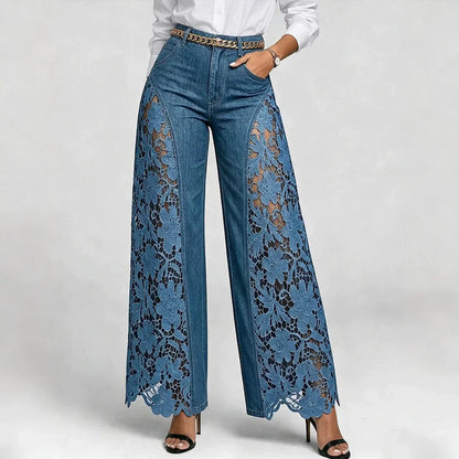 Harper Lace Panel Jeans