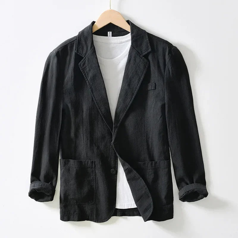 PalmSprings Cotton-Linen Blazer