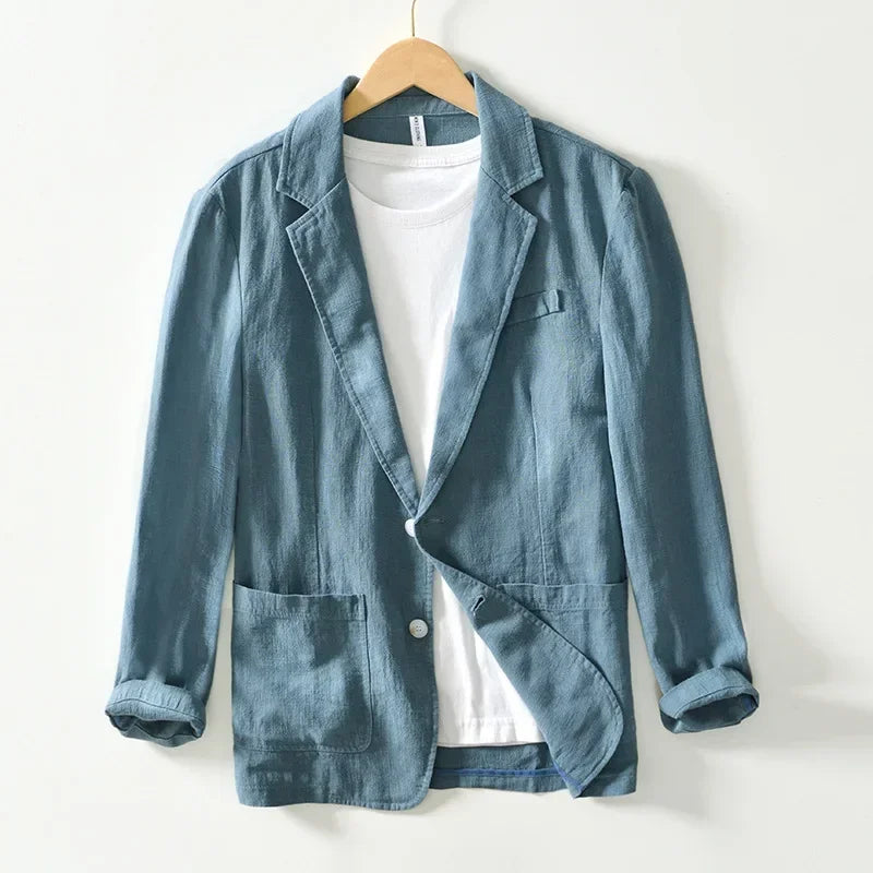 PalmSprings Cotton-Linen Blazer