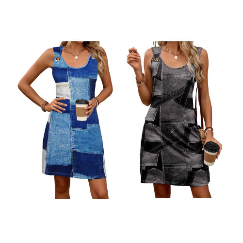 Denim Midi Dress
