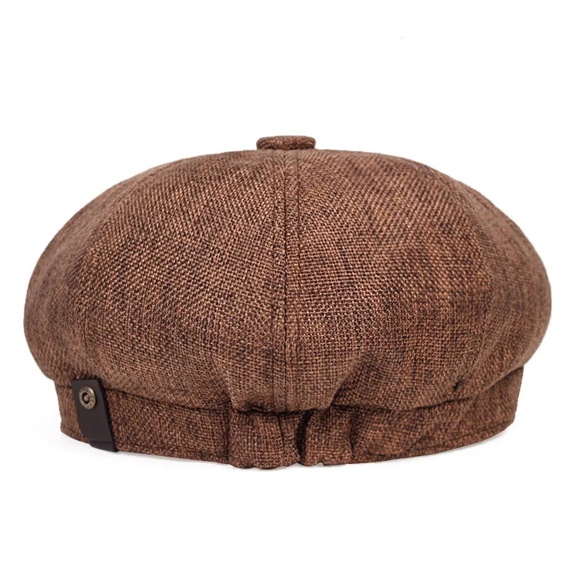 Albert | Herringbone Baker Boy Cap