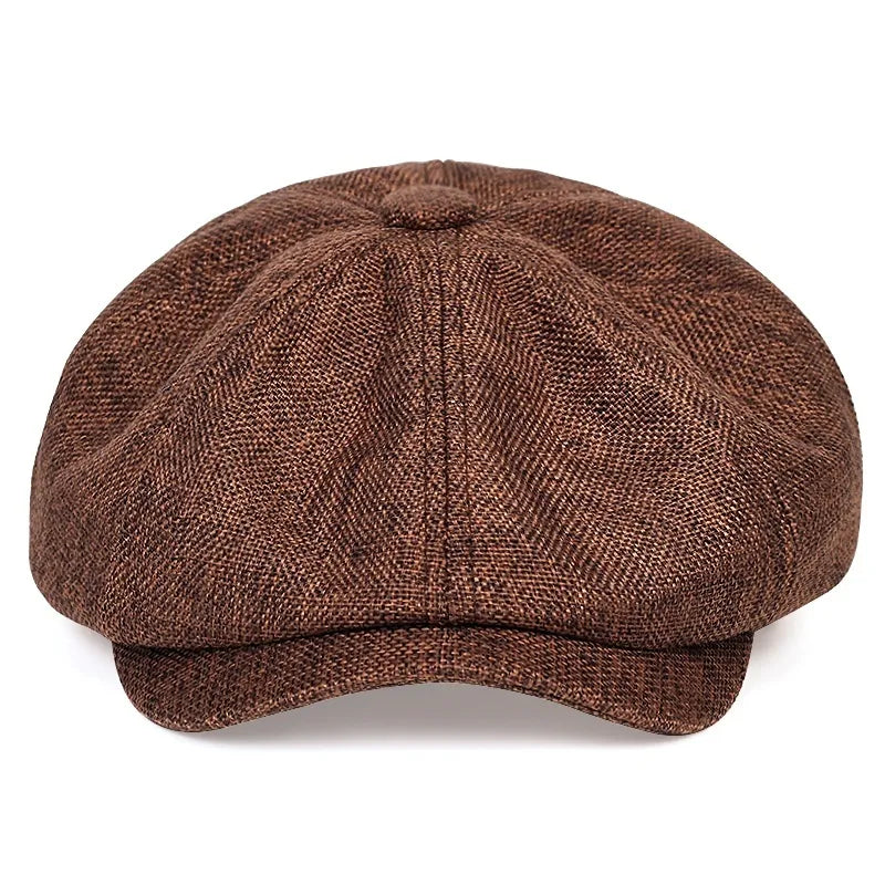 Albert | Herringbone Baker Boy Cap