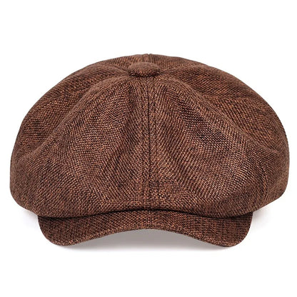 Albert | Herringbone Baker Boy Cap
