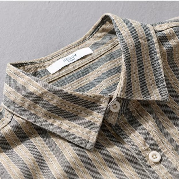 Arthur | Men's Striped Cotton Shirt