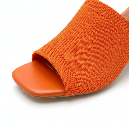 Helena | Textured Block Heel Sandals