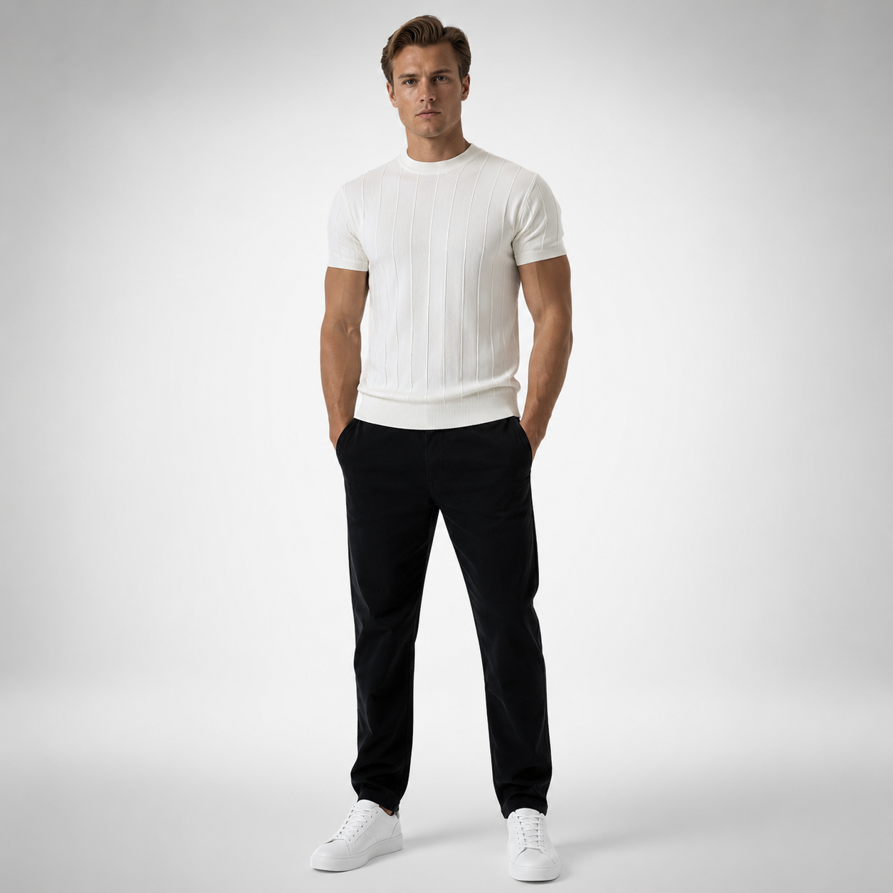 Marlow Ribbed Knit Tee