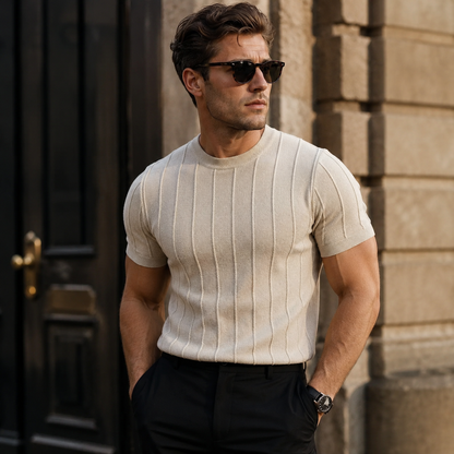 Marlow Ribbed Knit Tee