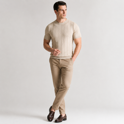 Marlow Ribbed Knit Tee