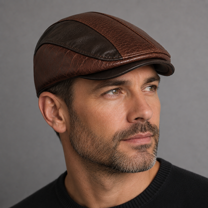 BAXTER | Panelled Flat Cap