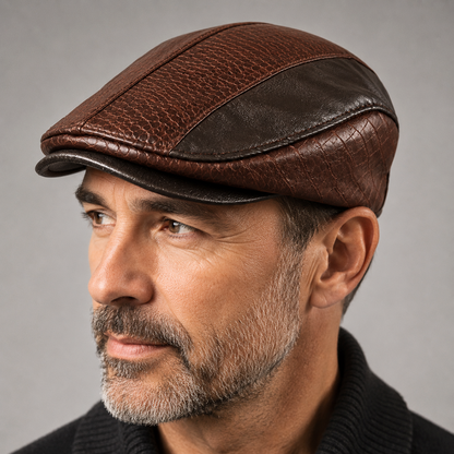 BAXTER | Panelled Flat Cap