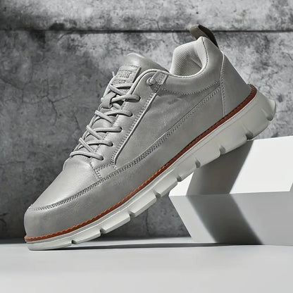 Leo Crafted Leather Trainers
