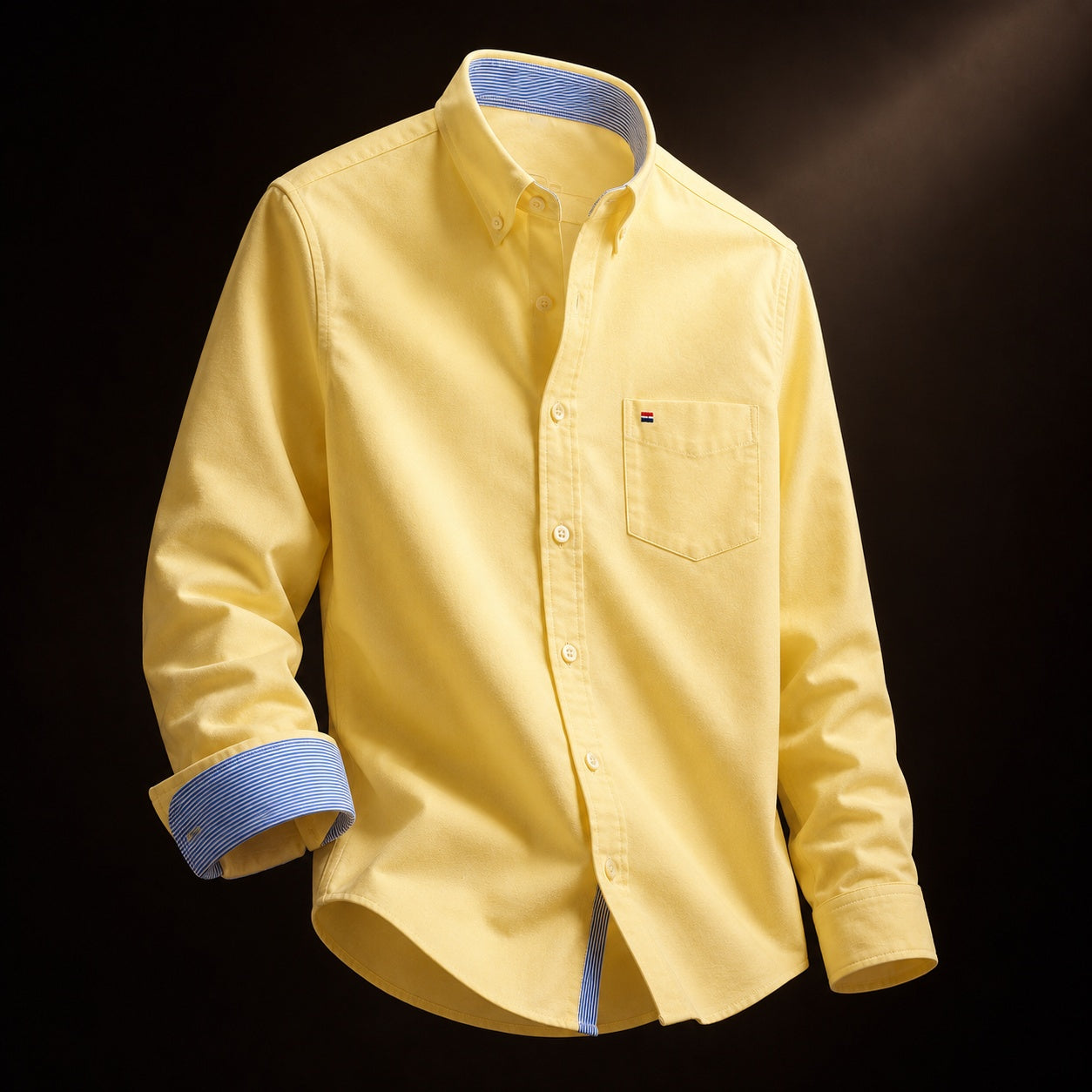 Men's Long-Sleeve Oxford Shirt