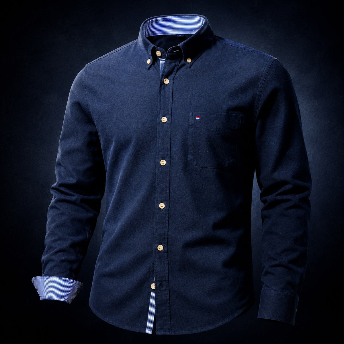 Cantore Oxford Cotton Shirt — ce_metastatic_06