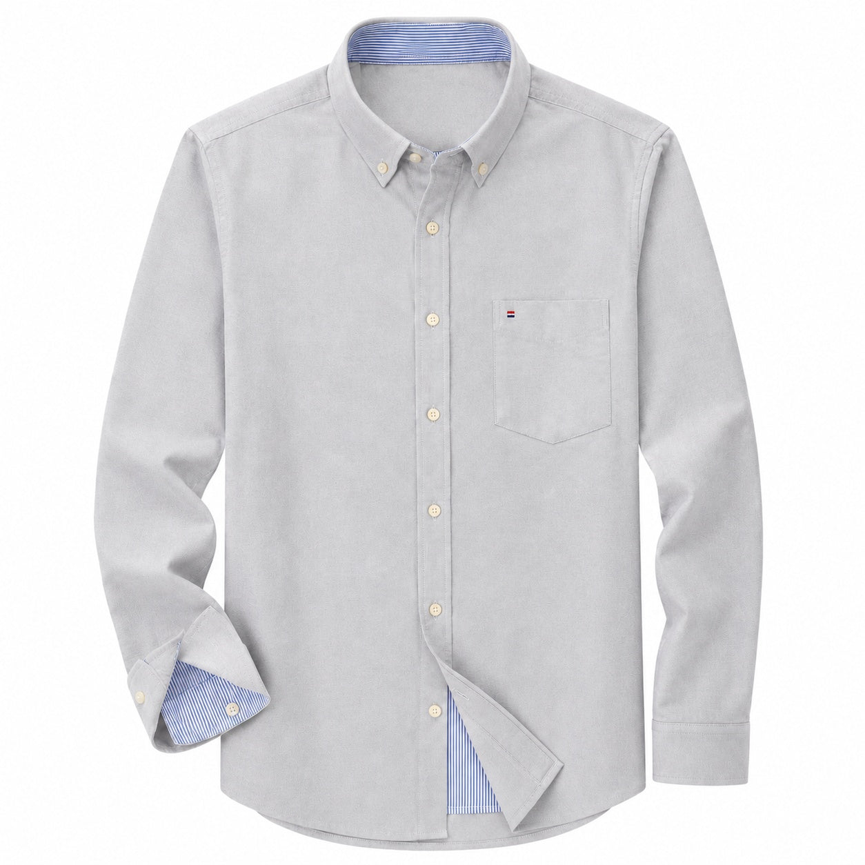 Men's Long-Sleeve Oxford Shirt