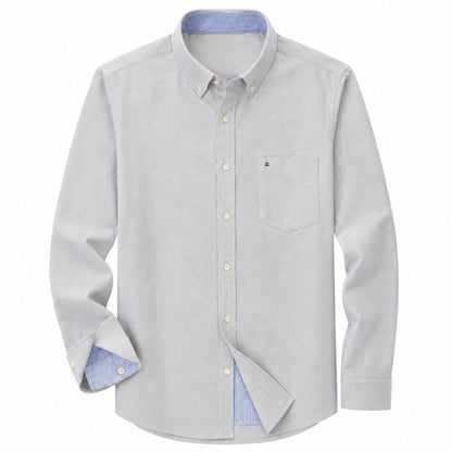 Men's Long-Sleeve Oxford Shirt