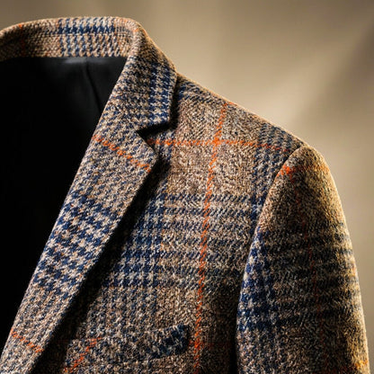 Charles | Houndstooth Wool Blazer