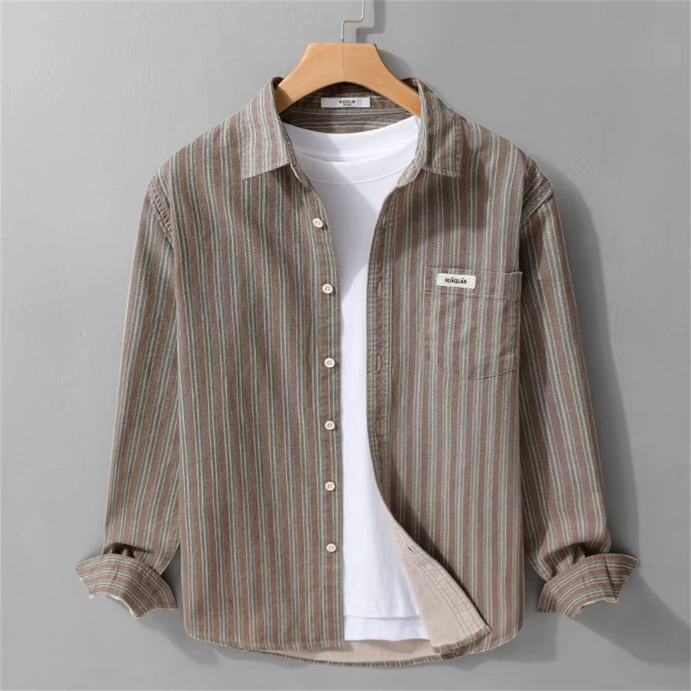 Arthur | Men's Striped Cotton Shirt
