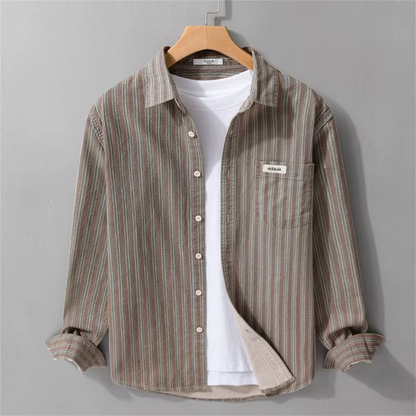 Arthur | Men's Striped Cotton Shirt