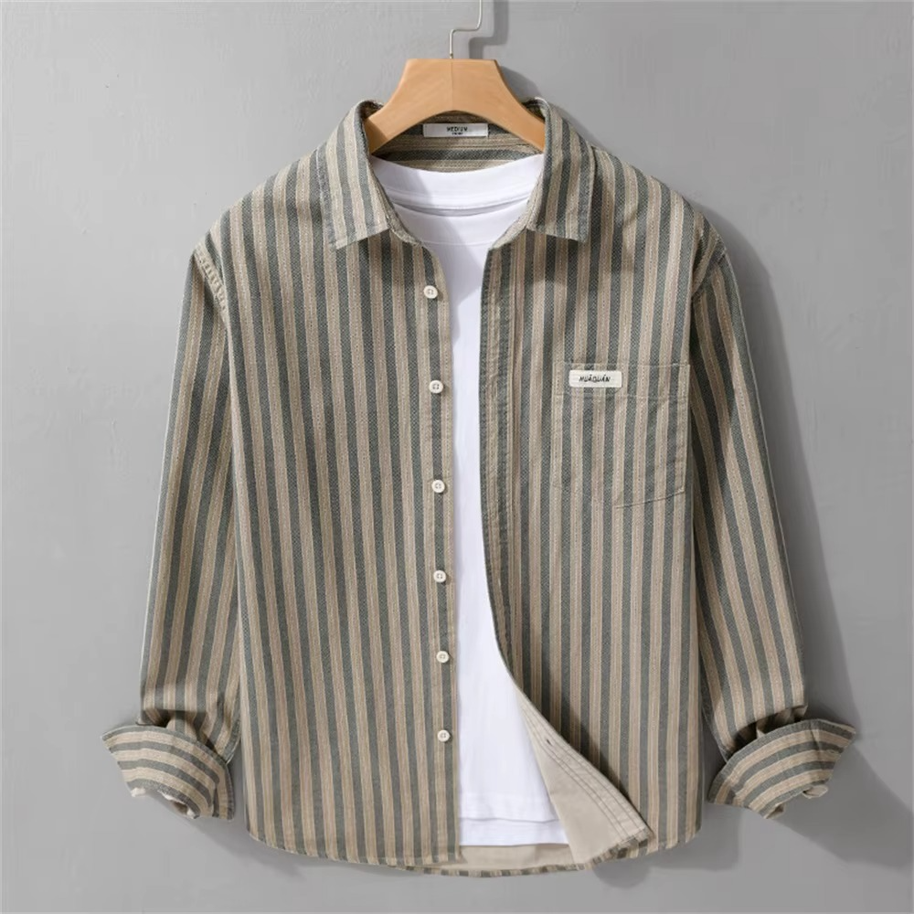 Arthur | Men's Striped Cotton Shirt